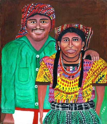 Guatemalan Lovers by Lorenzo Gonzalez Chavajay